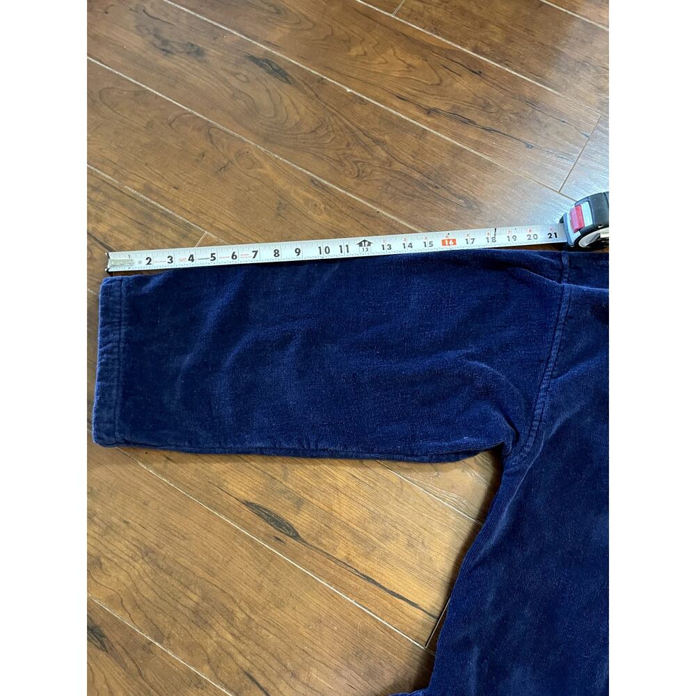 Polo Ralph Lauren Navy Blue Terry Cotton Bath Belted Robe Red Pony Mens L/XL - Picture 7 of 9